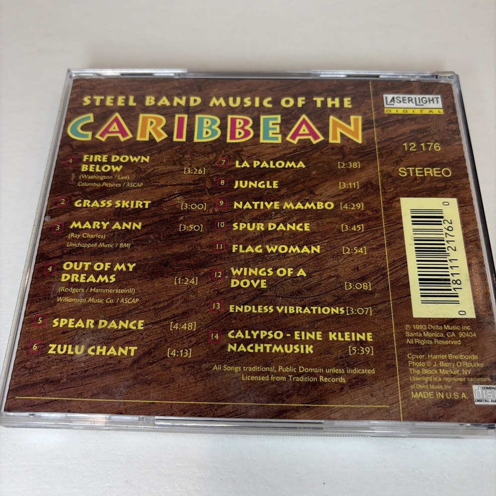 Steel‎ Band Music Of The Carribean CD, 1993 - Picture 2 of 4
